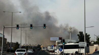 qatar-:-une-colonne-de-fumee-au-dessus-de-doha-apres-des-explosions