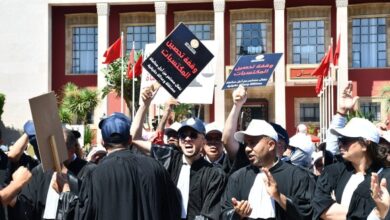 les-avocats-des-17-barreaux-protestent-a-rabat-contre-le-projet-de-loi-sur-la-profession